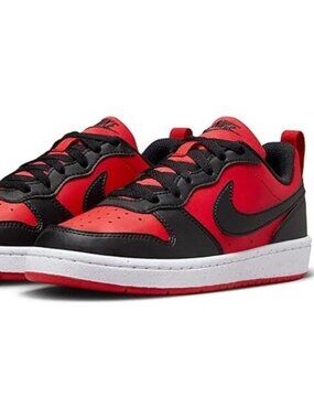 NWT Nike Air Force 1 Low Recraft Shoes, Red/Black,